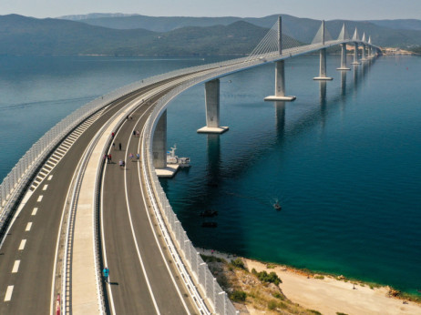 U Hrvatskoj otvoren Pelješki most