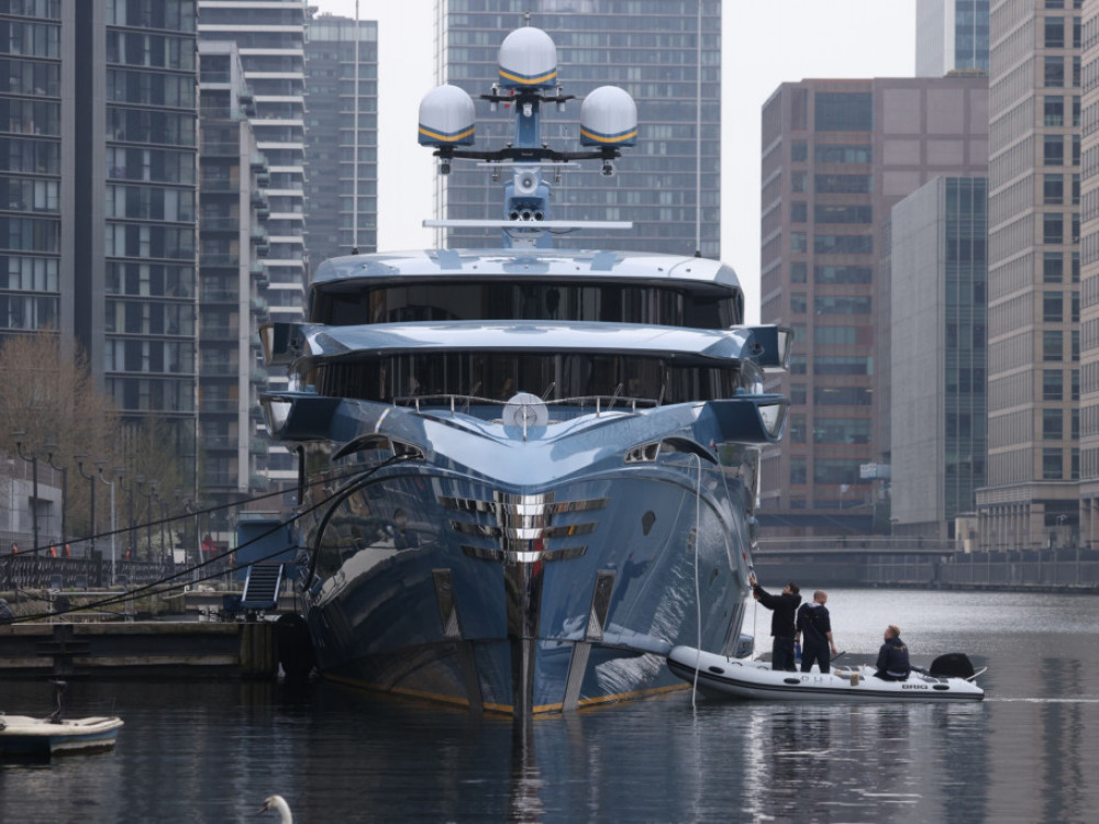 Zaplenjena jahta ruskog milijardera prodata za 38 miliona dolara