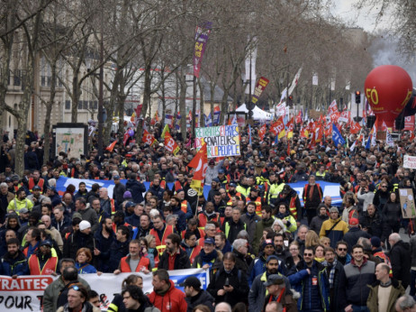 Počinje novi talas francuskih protesta protiv penzione reforme