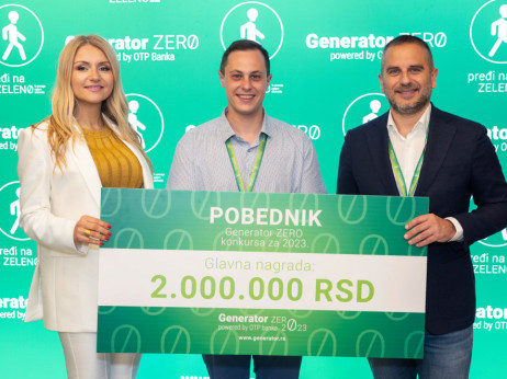 OTP banka je nagradila sa dva miliona dinara Fragment ploče, novo pobedničko rešenje Generator ZERO 2023 konkursa