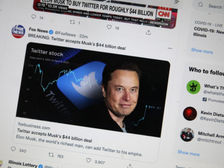 Twitter vredi trećinu cene koju je platio Musk