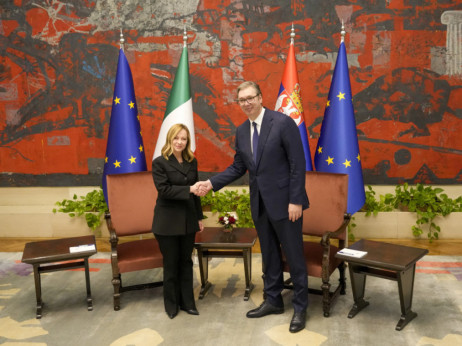 Premijerka Italije u poseti Beogradu, Vučić najavio dolazak italijanskih finansijskih ustanova