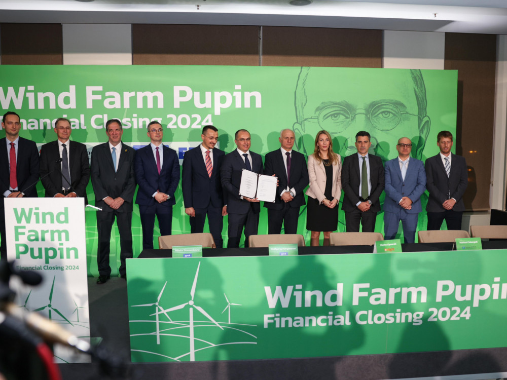 Vetropark "Pupin" potpisao ugovor sa EPS-om, vrednost projekta 100 miliona evra