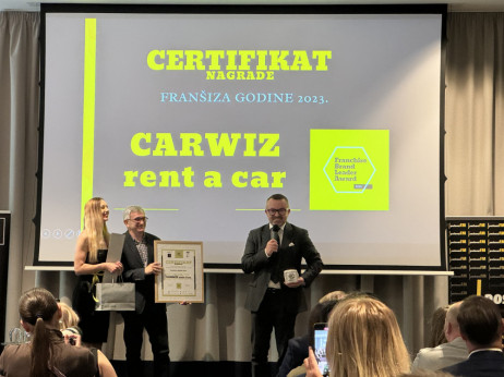 Carwiz rent-a-car najbolja je hrvatska franšiza 2023. godine