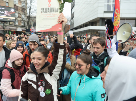 Marš na Niš - studenti krenuli peške i biciklima na protestni skup 1. marta