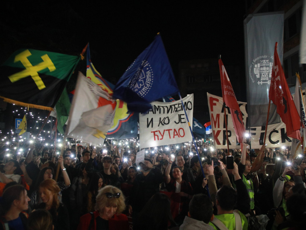 Generalni štrak u Srbiji, okončan incidentom u Pionirskom parku u Beogradu