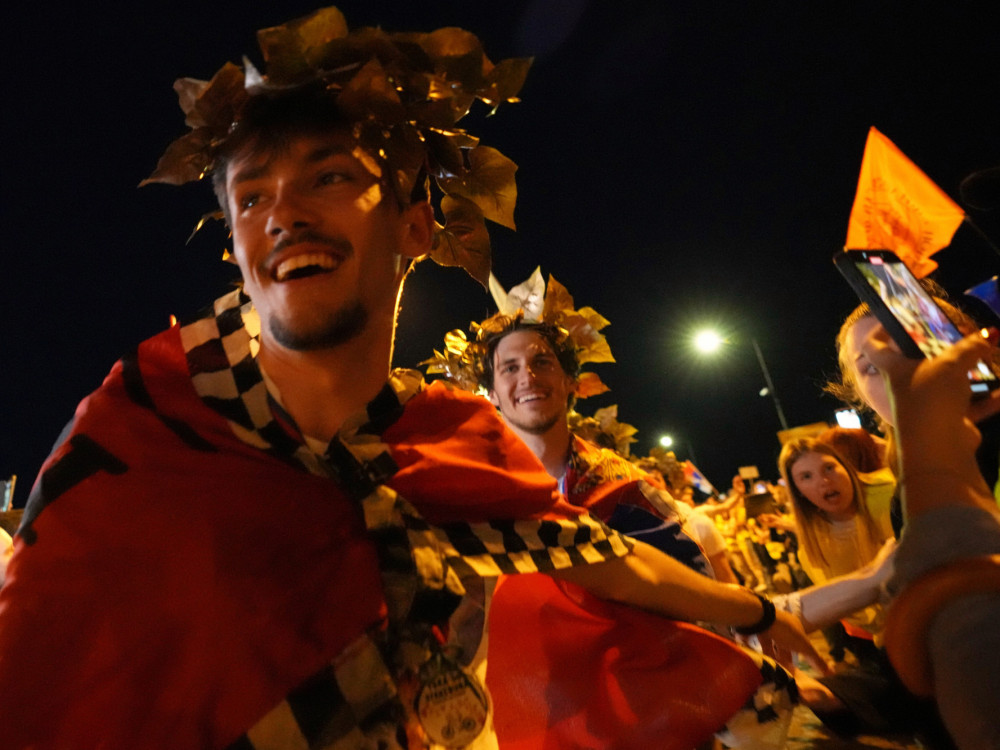 Studenti biciklisti svečano dočekani u Novom Sadu
