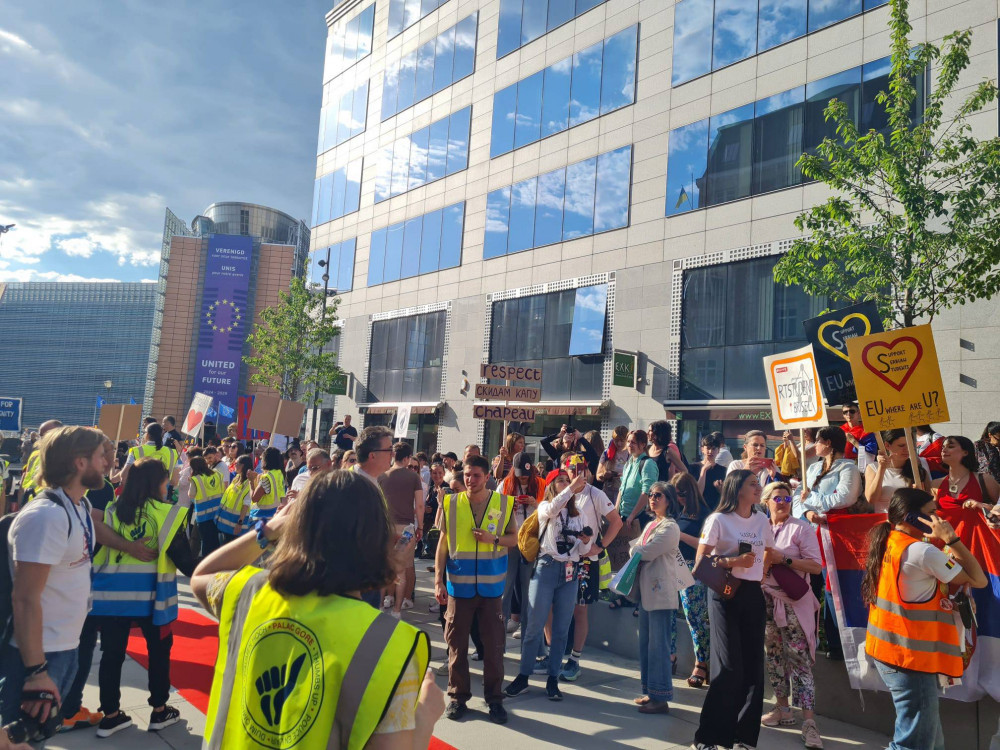 Studenti maratonci stigli u Brisel