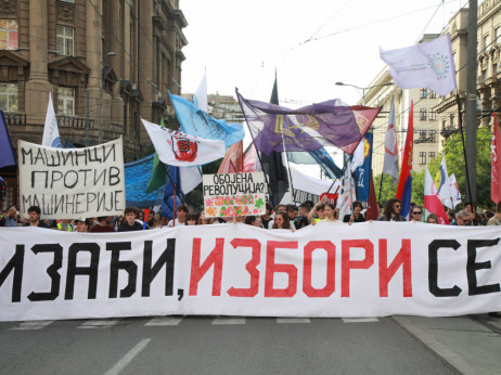 Završen protest studenta i građana u Beogradu, okupljeni tražili raspisivanje izbora