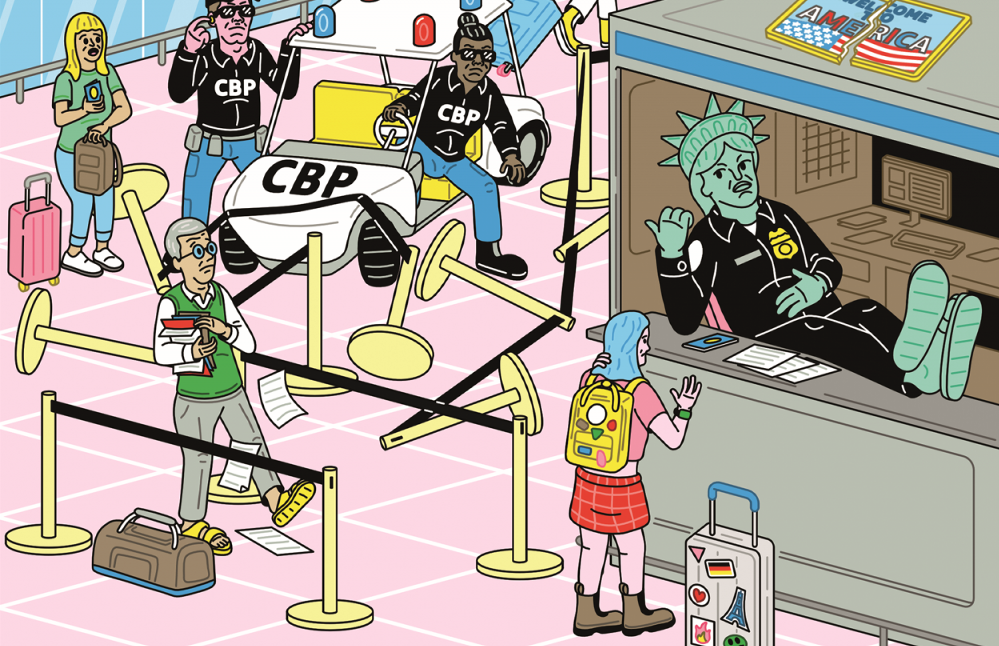 Odmor u lisicama u Americi