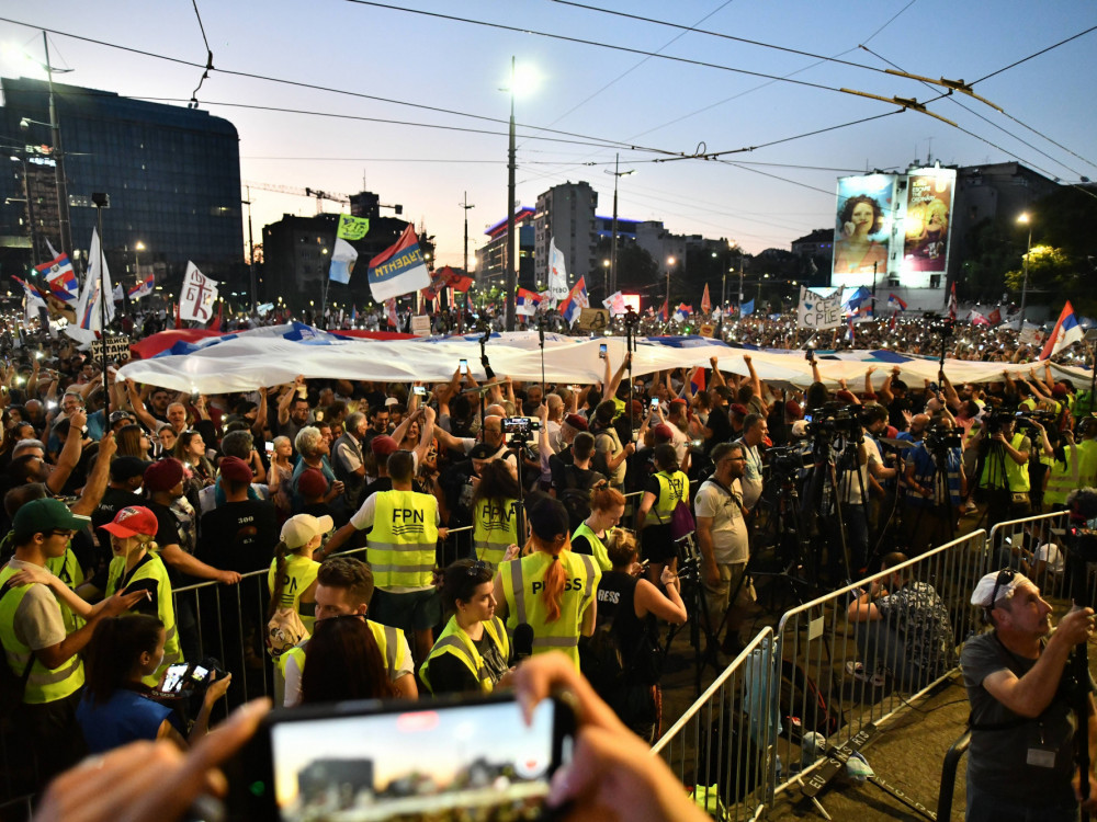 U Beogradu napeto posle studentskog protesta