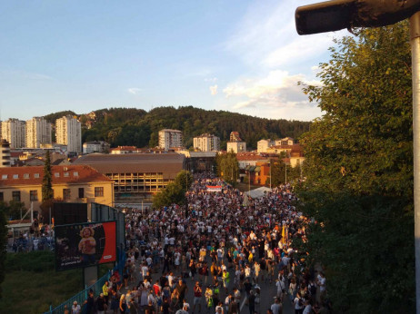 Protest u Užicu, blokirana magistrala ka Zlatiboru