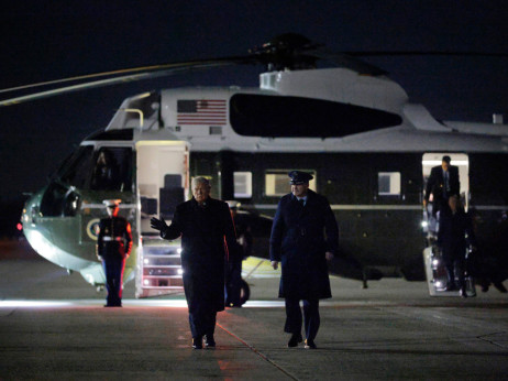 Trump stigao u Davos - uprkos kašnjenju, održaće svoj govor