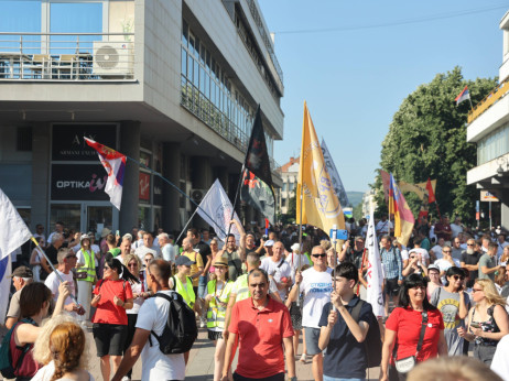 Studentski protest "Sve se vidi na Vidovdan" održava se u Kraljevu